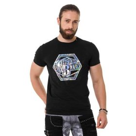 CIPO & BAXX DIVATOS FÉRFI PÓLÓ CT720 BLACK