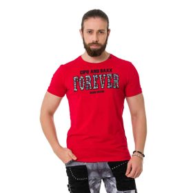 CIPO & BAXX DIVATOS FÉRFI PÓLÓ CT736 RED