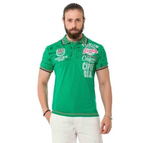 CIPO & BAXX DIVATOS FÉRFI PÓLÓ CT738 GREEN