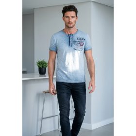CIPO & BAXX DIVATOS FÉRFI PÓLÓ CT761 BLUE