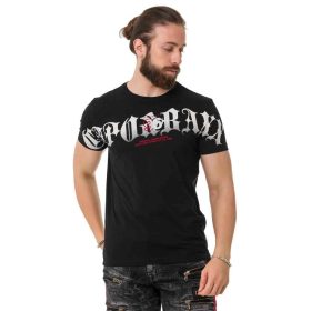 CIPO & BAXX DIVATOS FÉRFI PÓLÓ CT768 BLACK