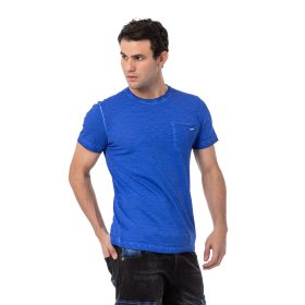 CIPO & BAXX FÉRFI PÓLÓ CT784 SAXE BLUE