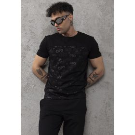 CIPO & BAXX FÉRFI PÓLÓ CT791 BLACK