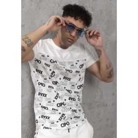 CIPO & BAXX FÉRFI PÓLÓ CT791 ECRU