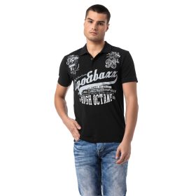 CIPO & BAXX DIVATOS FÉRFI PÓLÓ CT794 BLACK