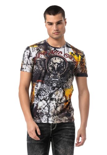 CIPO & BAXX DIVATOS FÉRFI PÓLÓ CT822 BLACK
