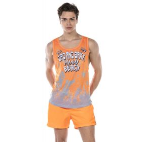 CIPO & BAXX DIVATOS FÉRFI STRAND SZETT CUK245 ORANGE