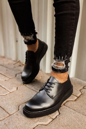 Chekich 001.04 férfi cipő fekete