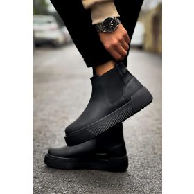 Chekich 069.01 magasszárú férfi cipő fekete