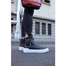 Chekich 113.01 magasszárú férfi cipő fekete