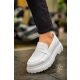 Chekich 2417.03 férfi loafer cipő fehér