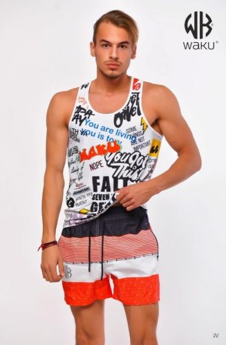 WAKU A102 DIVATOS FÉRFI TRIKÓ