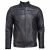 Waku-Genuine Leather Jacket WB101black