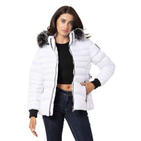 CIPO & BAXX DIVATOS NŐI TÉLIKABÁT WM132 WHITE