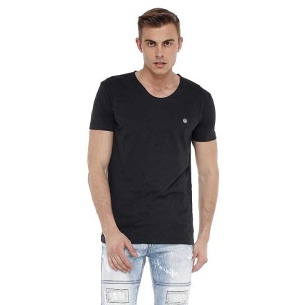 Cipo & Baxx fashionable men's T-shirt ct522black